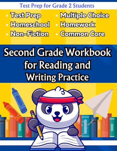 Second Grade Workbook for Reading and Writing Practice: Test Prep for Grade 2 Students (Workbooks for Reading and Writing Excellence, Band 1) von Independently published